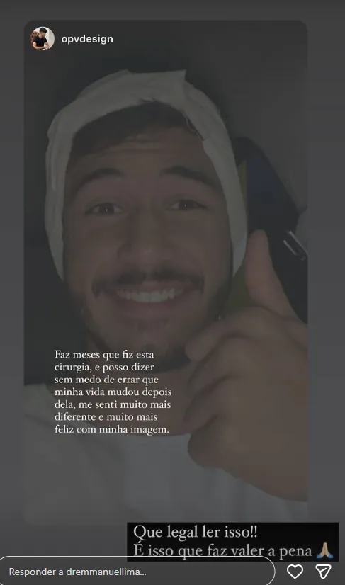 Depoimento de paciente do Dr. Emmanuel Lima