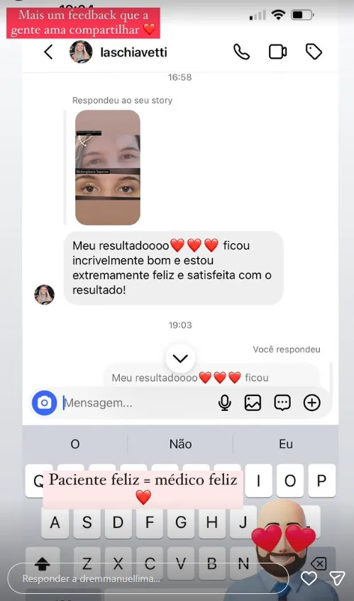 Depoimento de paciente do Dr. Emmanuel Lima