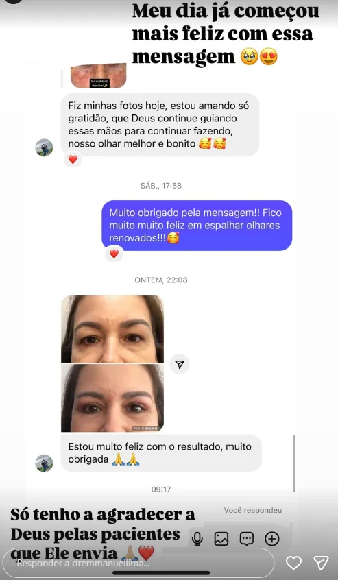 Depoimento de paciente do Dr. Emmanuel Lima