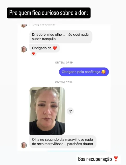 Depoimento de paciente do Dr. Emmanuel Lima