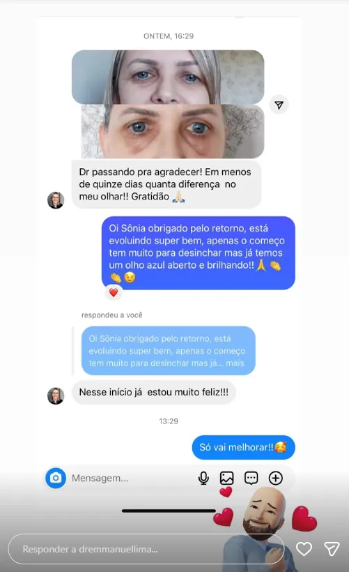 Depoimento de paciente do Dr. Emmanuel Lima
