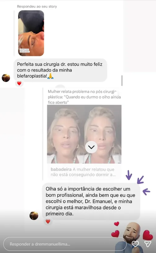 Depoimento de paciente do Dr. Emmanuel Lima