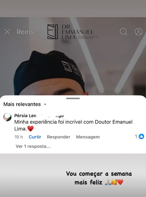 Depoimento de paciente do Dr. Emmanuel Lima