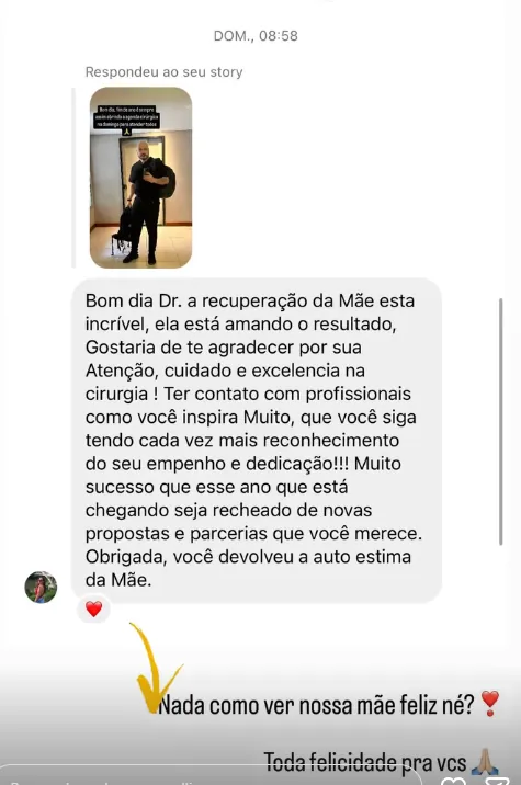 Depoimento de paciente do Dr. Emmanuel Lima
