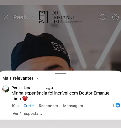 Depoimento de paciente do Dr. Emmanuel Lima