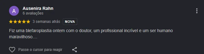 Depoimento de paciente do Dr. Emmanuel Lima