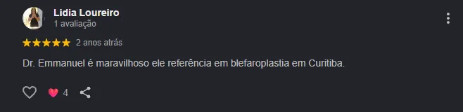 Depoimento de paciente do Dr. Emmanuel Lima